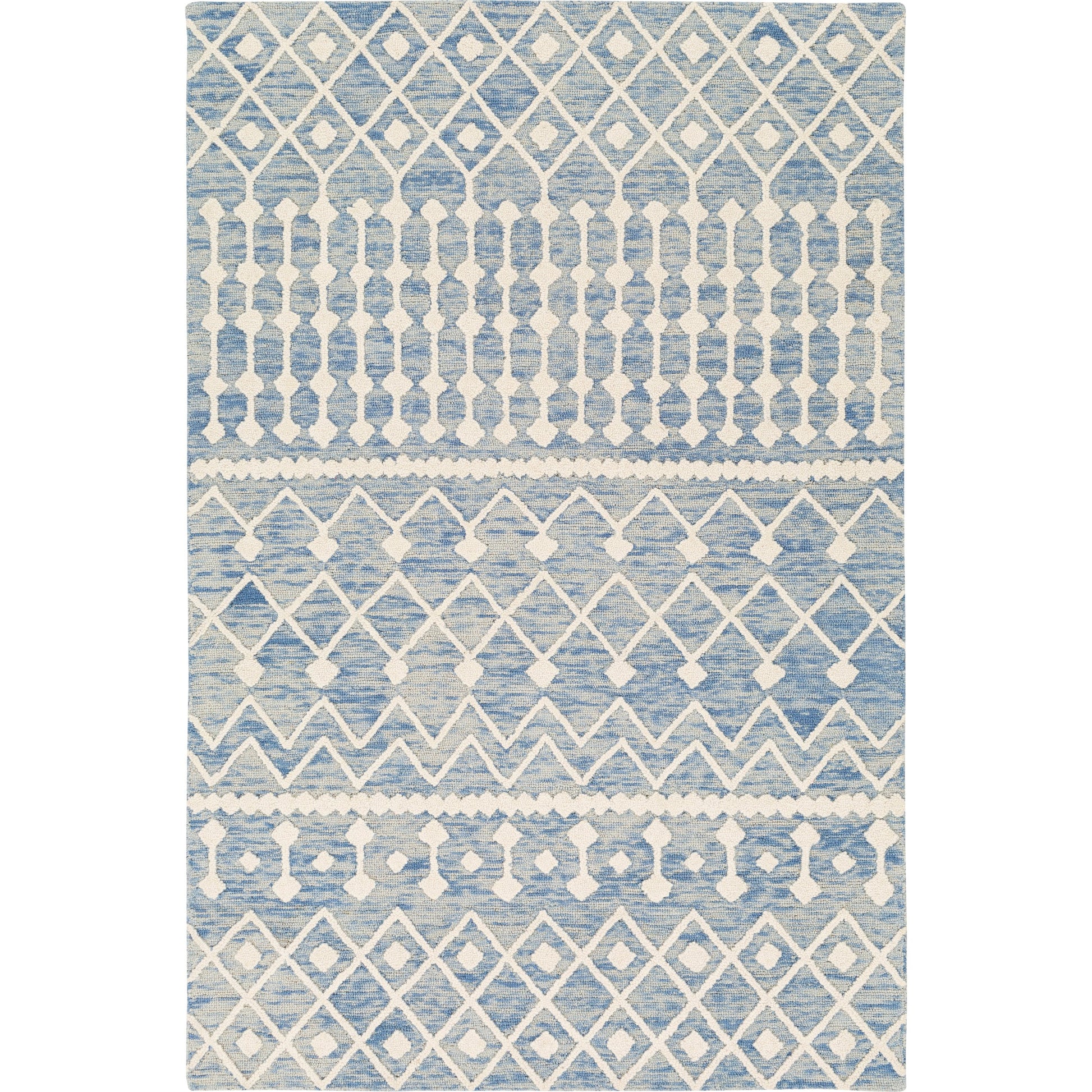 Izmir Rug - 24427 by Surya in charcoal, light gray, ivory. Made from 100% wool in a unique style.