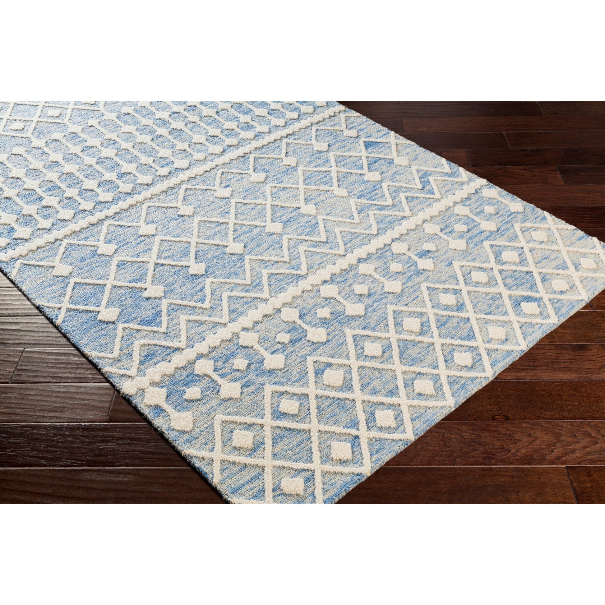 Izmir Rug - 24427 by Surya in charcoal, light gray, ivory. Made from 100% wool in a unique style.