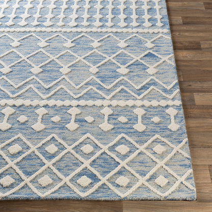 Izmir Rug - 24427 by Surya in charcoal, light gray, ivory. Made from 100% wool in a unique style.