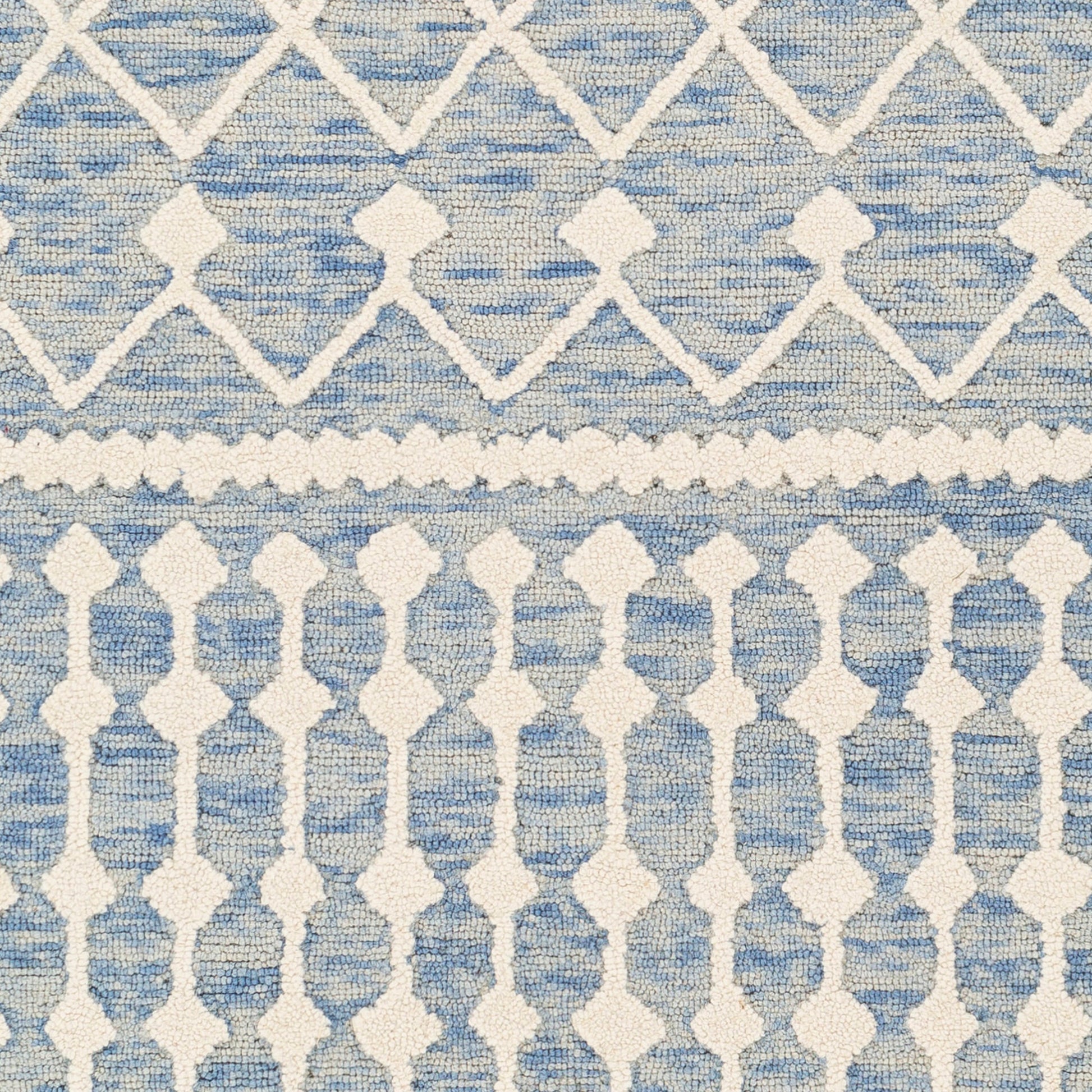 Izmir Rug - 24427 by Surya in charcoal, light gray, ivory. Made from 100% wool in a unique style.