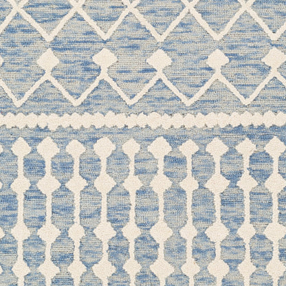 Izmir Rug - 24427 by Surya in charcoal, light gray, ivory. Made from 100% wool in a unique style.