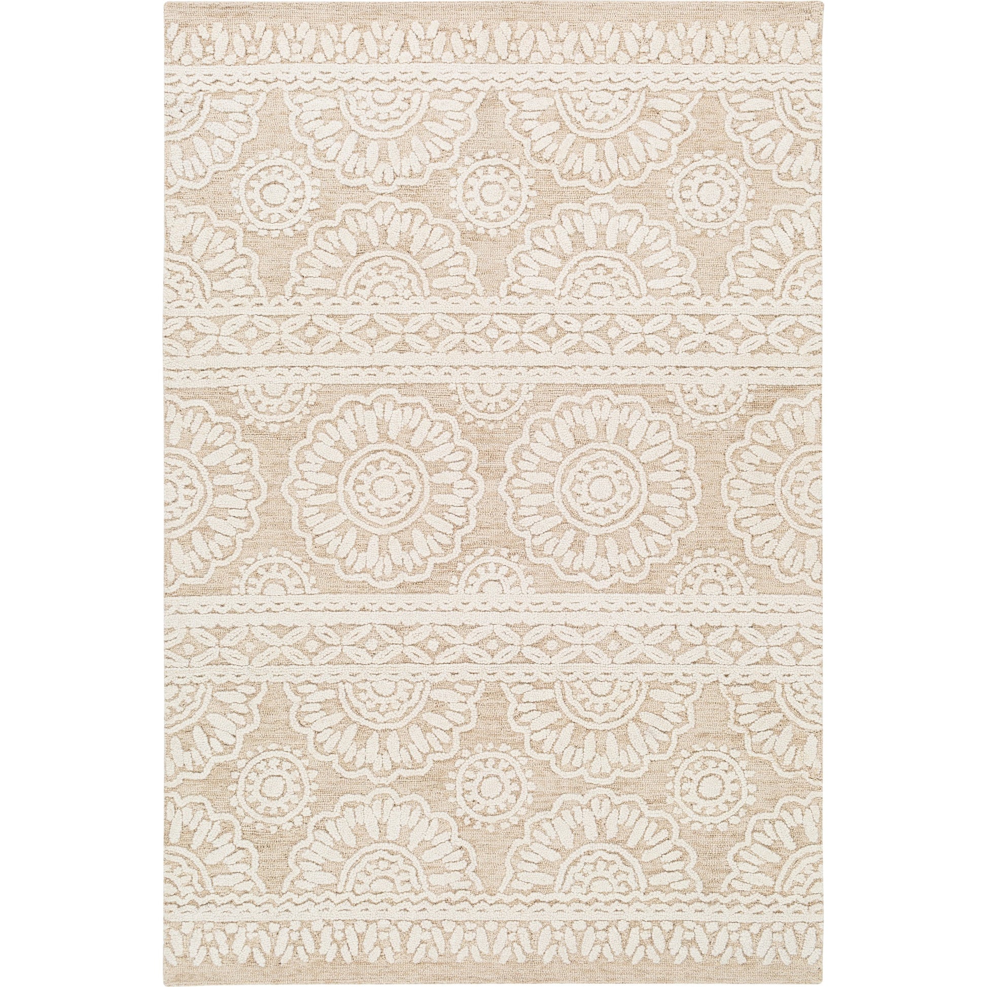 Izmir Rug - 24428 by Surya in charcoal, light gray, ivory. Made from 100% wool in a unique style.