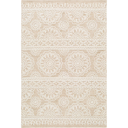 Izmir Rug - 24428 by Surya in charcoal, light gray, ivory. Made from 100% wool in a unique style.