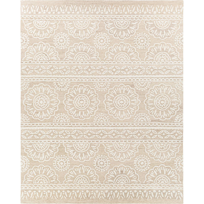 Izmir Rug - 24428 by Surya in charcoal, light gray, ivory. Made from 100% wool in a unique style.