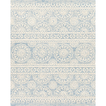 Izmir Rug - 24428 by Surya in charcoal, light gray, ivory. Made from 100% wool in a unique style.