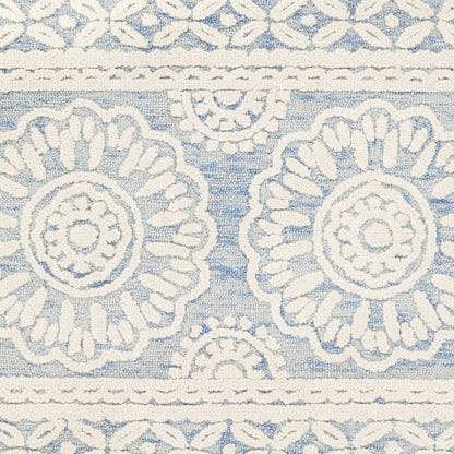 Izmir Rug - 24428 by Surya in charcoal, light gray, ivory. Made from 100% wool in a unique style.