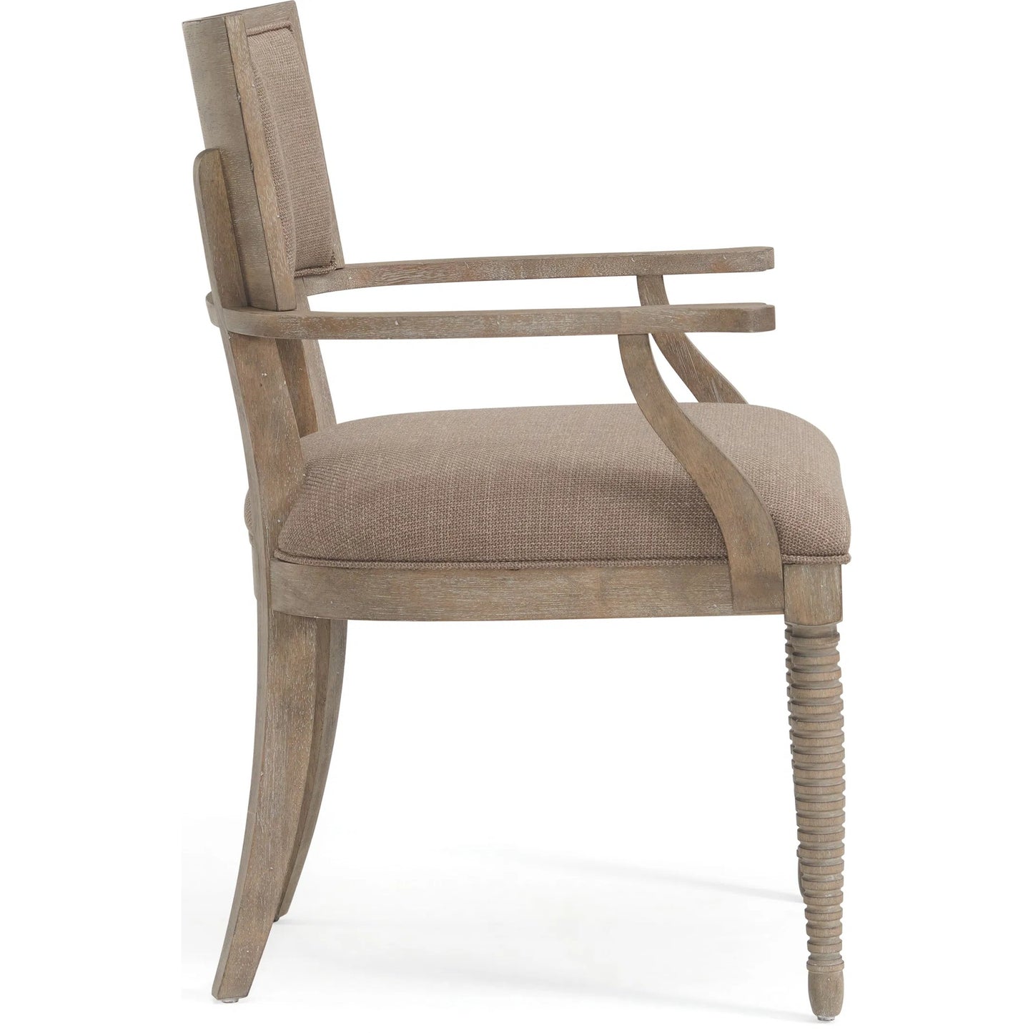 003 SI-2356214 | Additional Silo | Reforma Upholstered Arm Chair by A.R.T. Furniture in tapenade, wheat. Made from parawood solids, random match flaky oak veneers, foam, fabric in a traditional style.