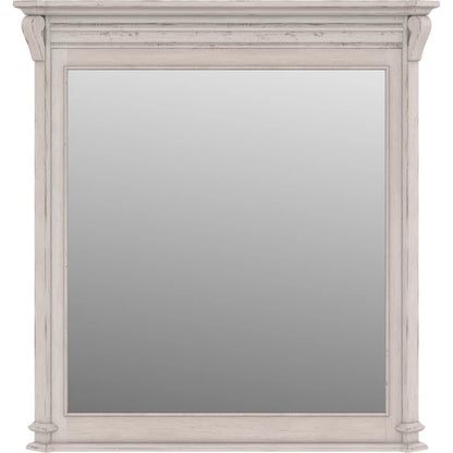 Alcove Dresser Mirror by A.R.T. Furniture in belgian ivory. Made from acacia solids, maple veneers, mirror in a modern style.