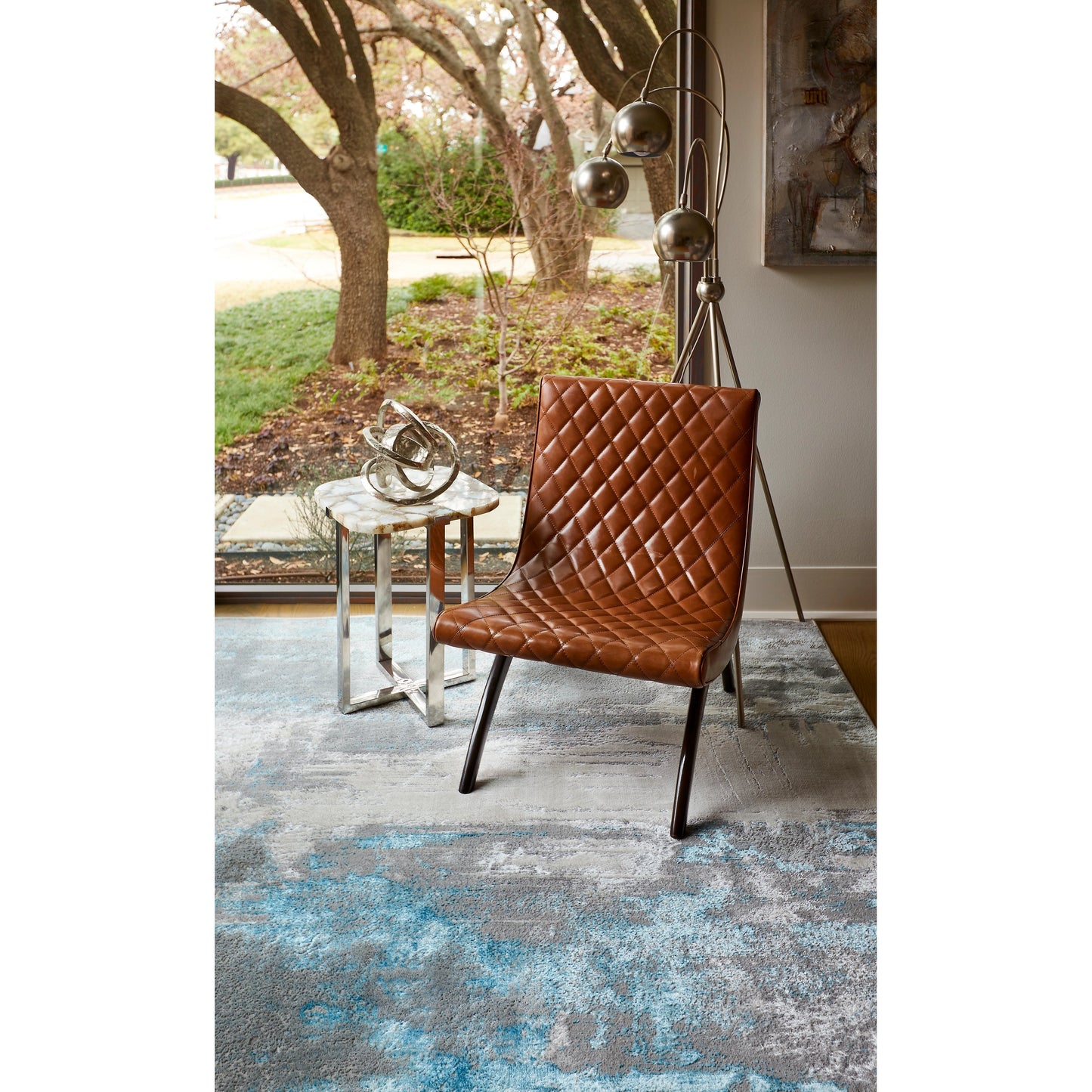 012 SI-1751628 | Lifestyle | Azure Rug - 3406F by Feizy in gray, ivory, blue. Made from polyester, polypropylene in a unique style.