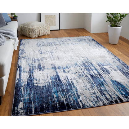Indio Rug - 39GYF by Feizy in tan, blue, ivory. Made from unique in a unique style.