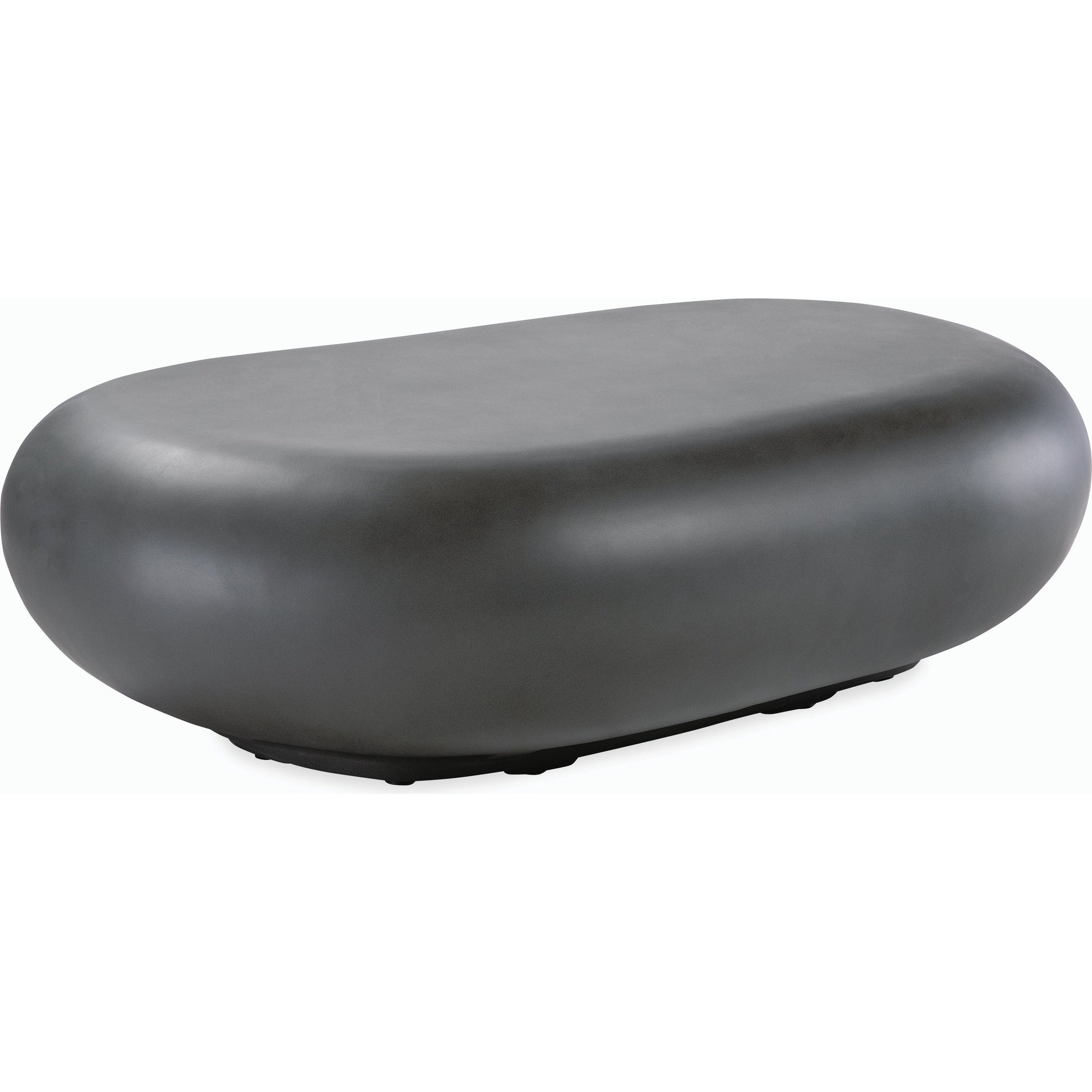 Pebble Outdoor Coffee Table by Sunset West. Made from gfr concrete in a modern style.