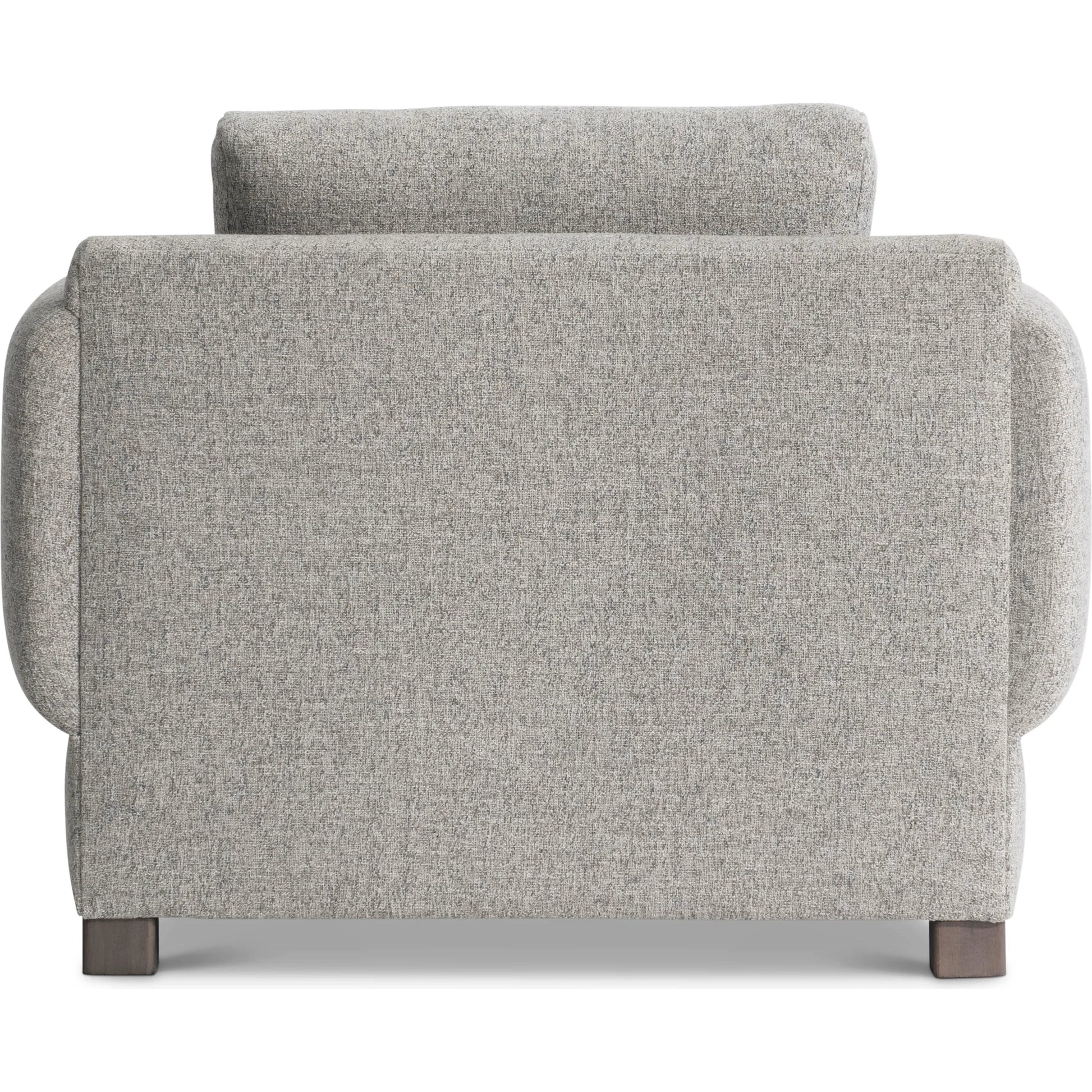Tori Fabric Chair by Bernhardt in grey. Made from fabric in a unique style.