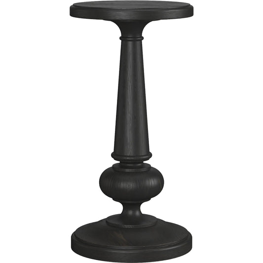 Atrium Spot Accent Table by A.R.T. Furniture in hand rubbed black, undertones of brown. Made from unique in a traditional style.