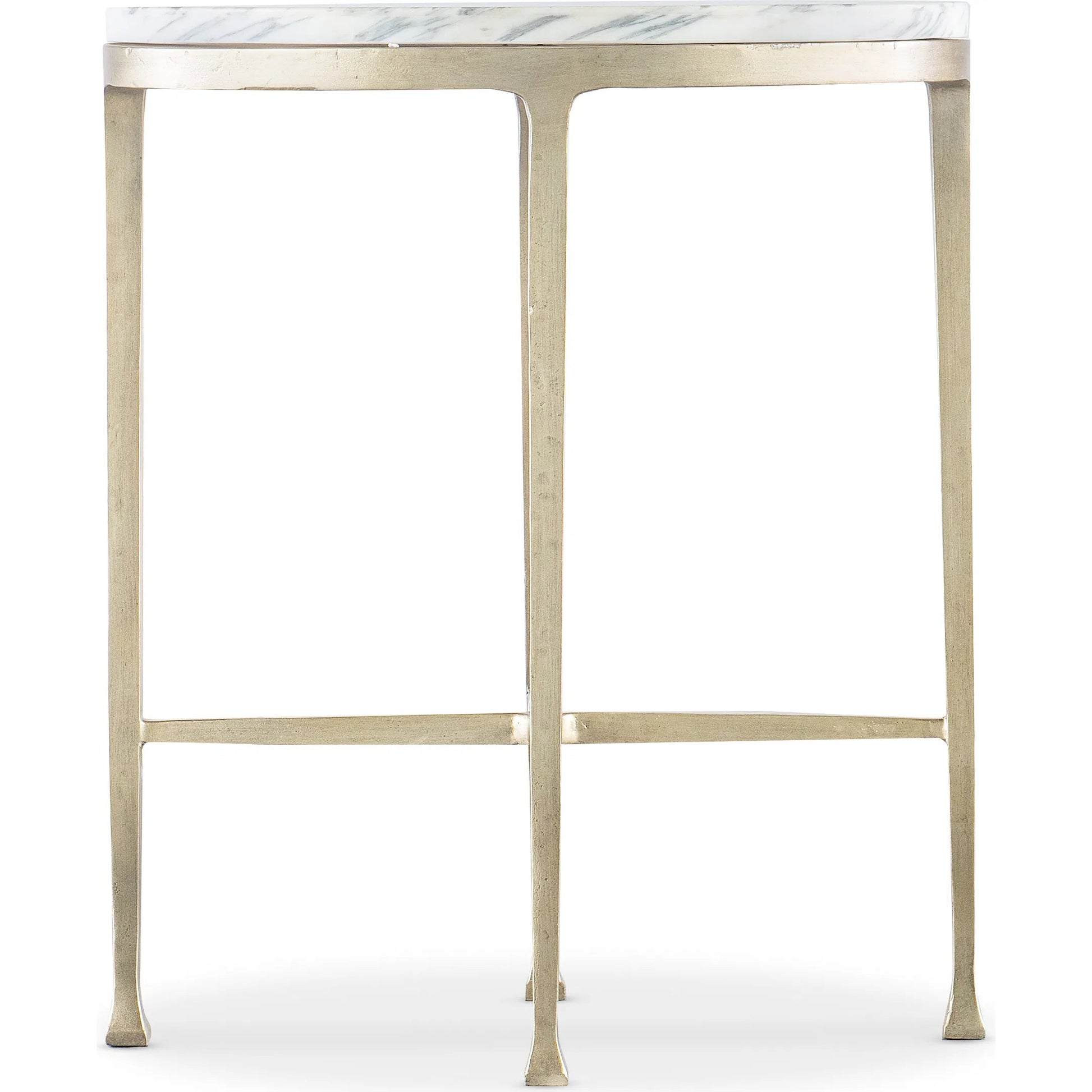 Jules Oval Drink Table by Hooker Furniture in champagne. Made from unique in a modern style.