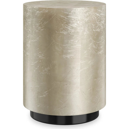 Cocktail Couture Round End Table by Caracole. Made from asian hardwood in a modern style.