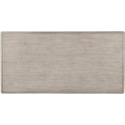 Burnham Writing Desk by Hooker Furniture in grey mink. Made from alder veneers with knots in a modern style.