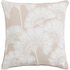 Beige, Ivory / Down Feather / 18" x 18"
