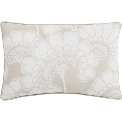 Japanese Floral Pillow - 9977 by Surya. Made from unique in a modern style.
