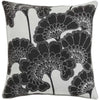 Black, Ivory / Down Feather / 18" x 18"
