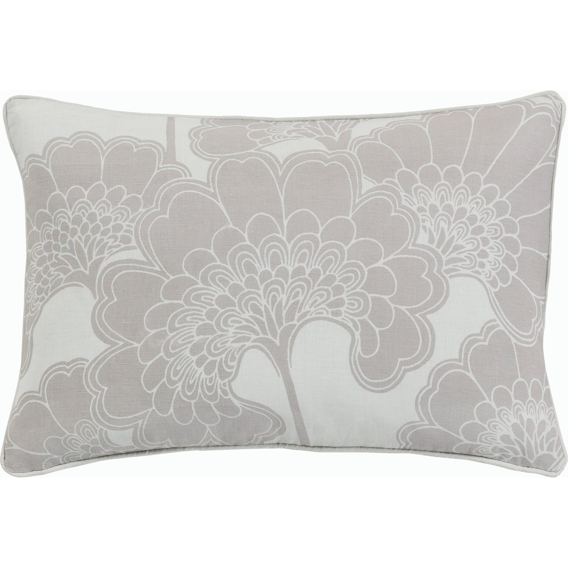 Japanese Floral Pillow - 9977 by Surya. Made from unique in a modern style.