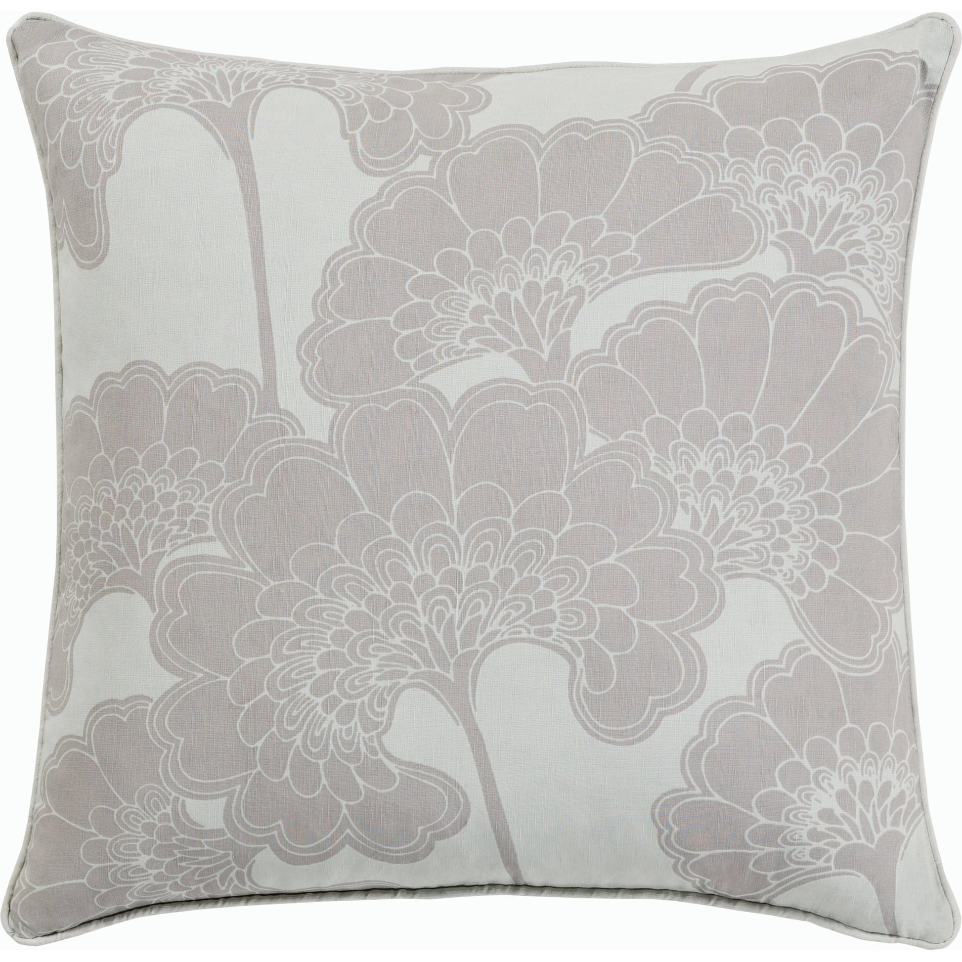 Japanese Floral Pillow - 9977 by Surya. Made from unique in a modern style.