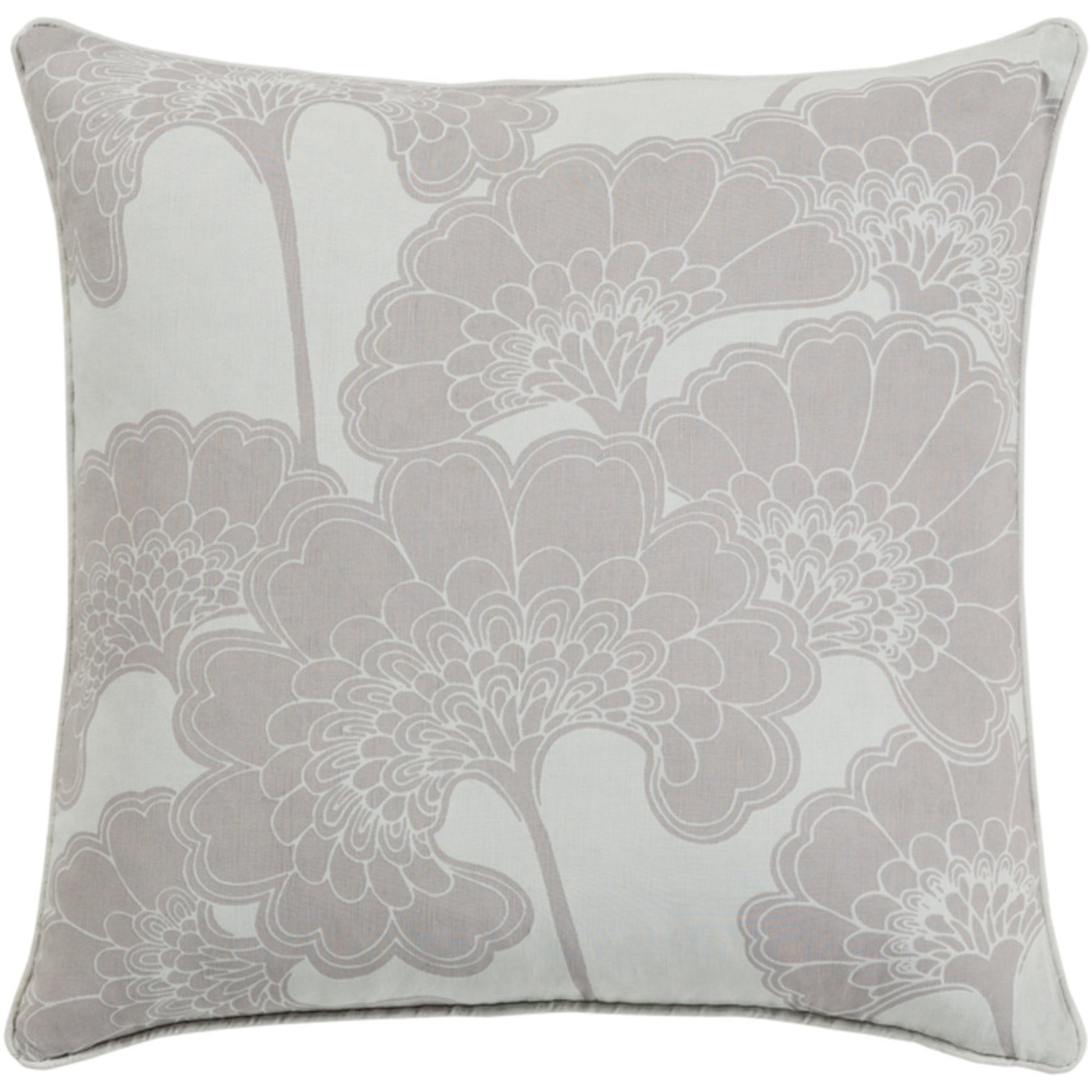 Japanese Floral Pillow - 9977 by Surya. Made from unique in a modern style.