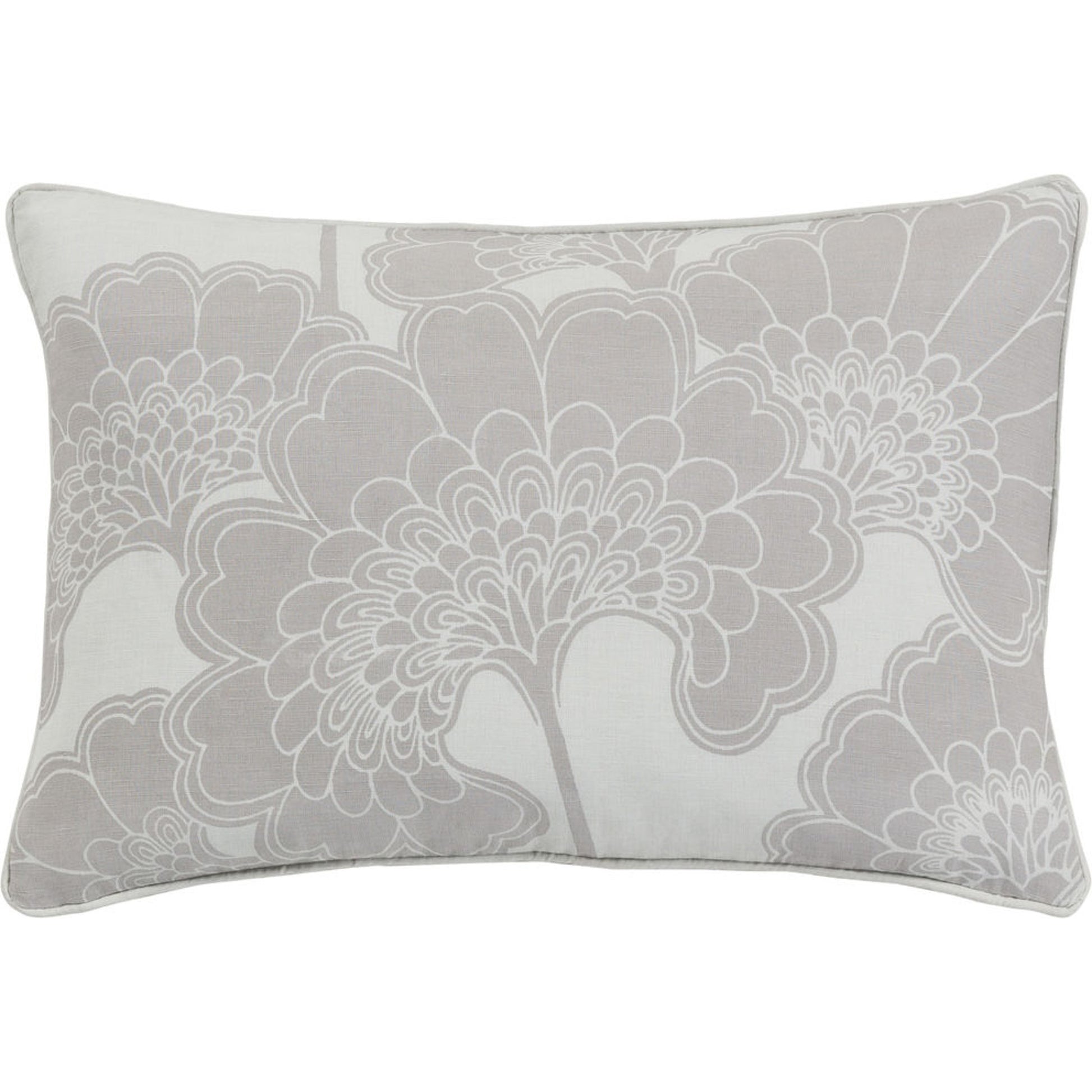 Japanese Floral Pillow - 9977 by Surya. Made from unique in a modern style.