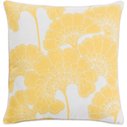 Japanese Floral Pillow - 9977 by Surya. Made from unique in a modern style.