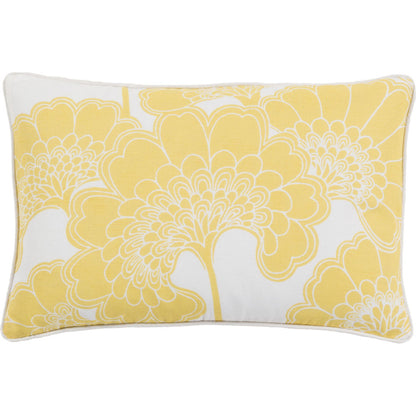 Japanese Floral Pillow - 9977 by Surya. Made from unique in a modern style.