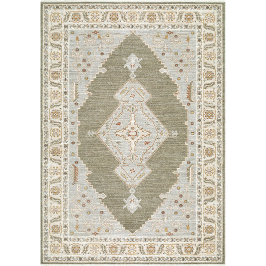 Jane JAA-2306 Rug by Livabliss in rust, charcoal, light gray, off, white, brown. Made from polyester in a unique style.
