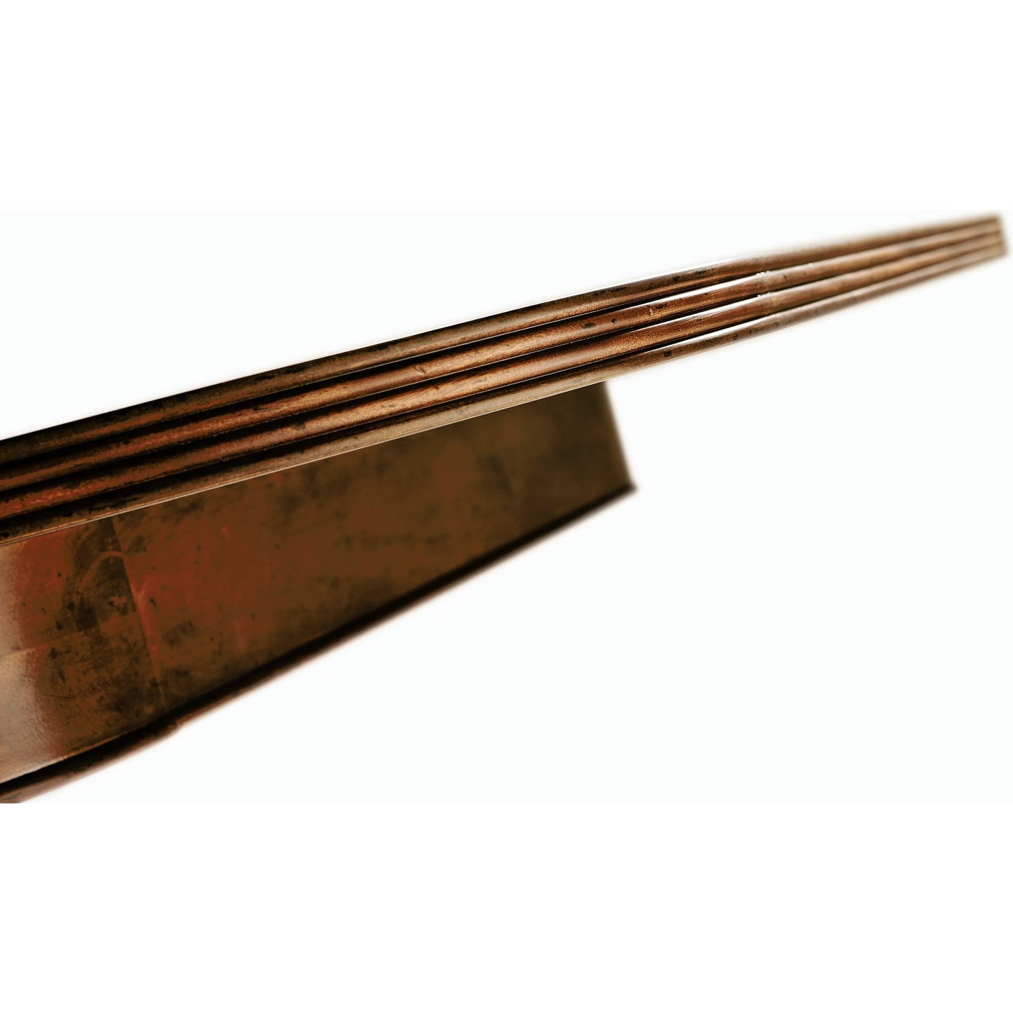 009 SR-846114 | Closeup | Windsor Regency Two-Leaf Mahogany Dining Table by Jonathan Charles in brown and medium antique mahogany. Made from acacia in a traditional style.