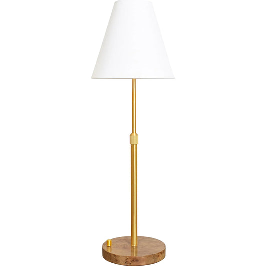 Jace Rechareable Table Lamp by Worlds Away in gold. Made from unique in a unique style.
