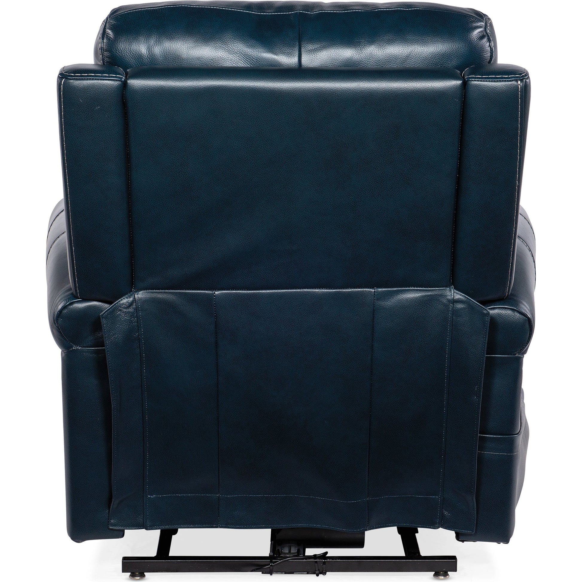 Eisley Power Recliner by Hooker Furniture in sorrento night seas. Made from leather in a traditional style.