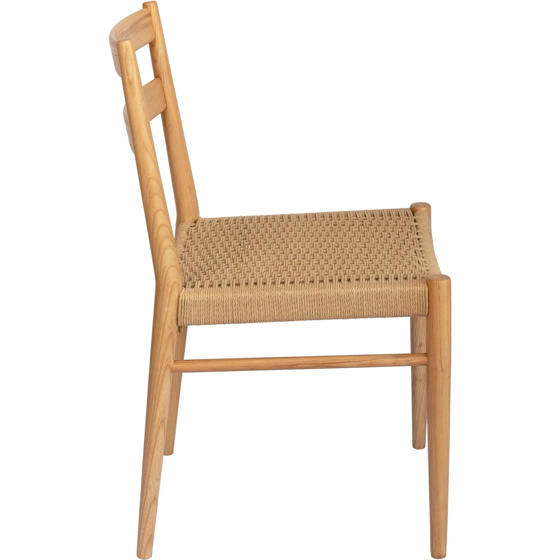Jakarta Dining Chair (Set of 2) by LH Imports. Made from solid ash, woven cord in a rustic style.