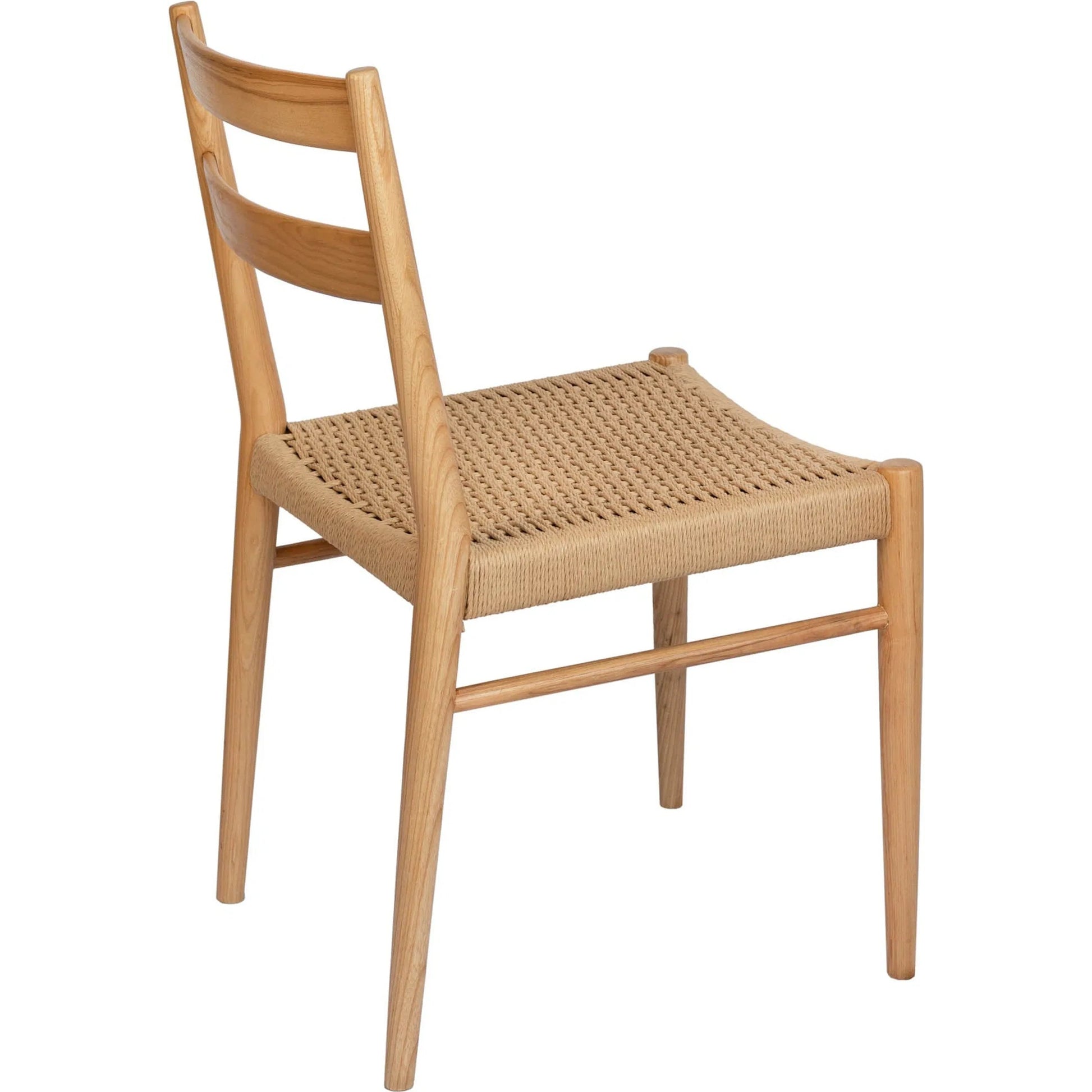 Jakarta Dining Chair (Set of 2) by LH Imports. Made from solid ash, woven cord in a rustic style.