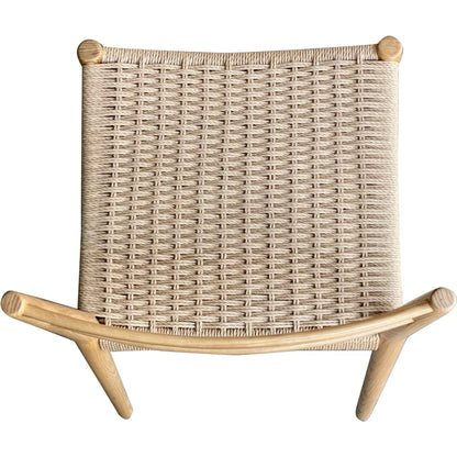 Jakarta Dining Chair (Set of 2) by LH Imports. Made from solid ash, woven cord in a rustic style.