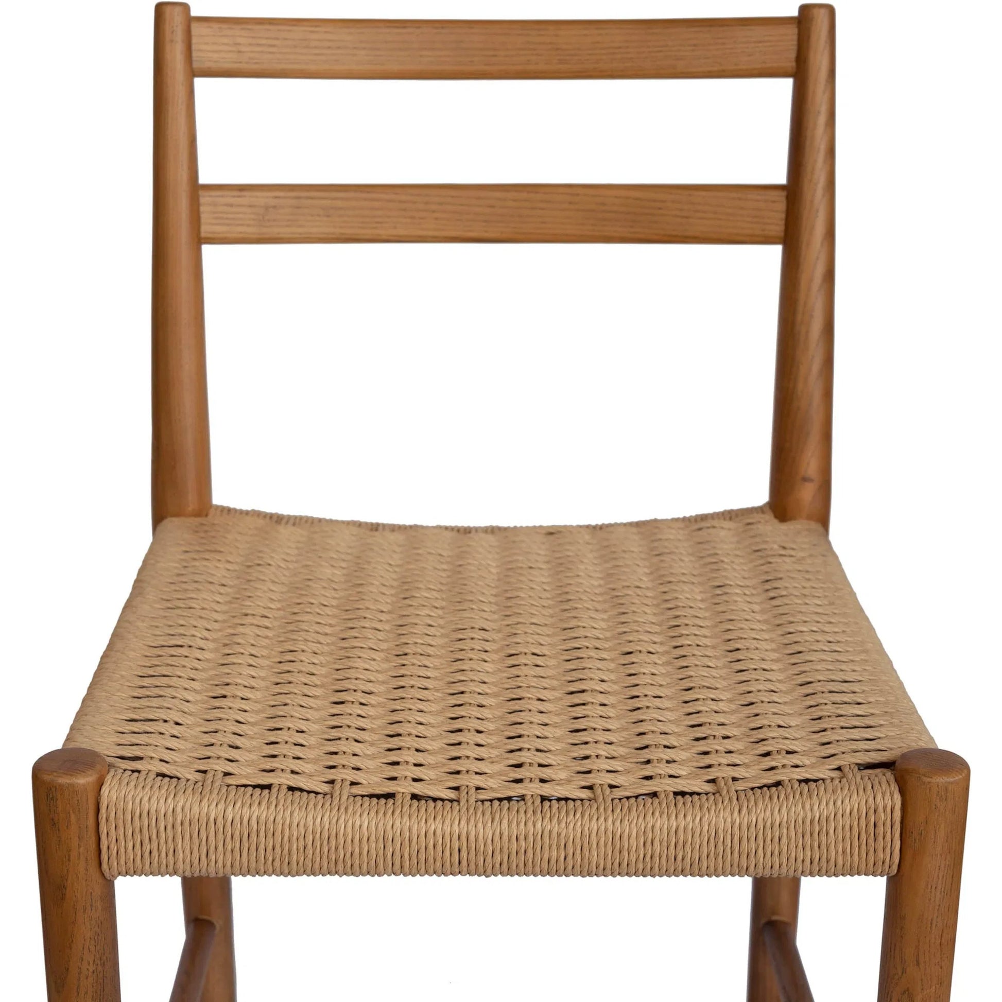 Jakarta Dining Chair (Set of 2) by LH Imports. Made from solid ash, woven cord in a rustic style.