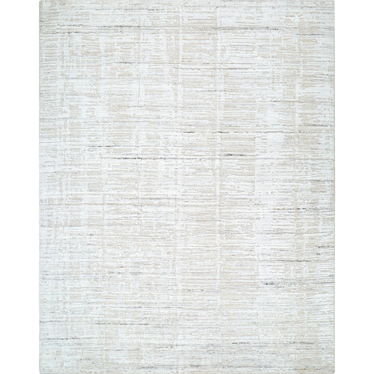 Jackie Rug - 526995 by Surya in light silver, off-white. Made from face: 70% viscose, 30% wool, warp: 100% cotton in a unique style.
