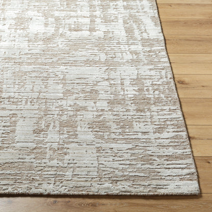 Jackie JAK-2307 Rug by Surya in beige, cream, taupe. Made from face: 70% viscose, 30% wool, warp: 100% cotton in a unique style.