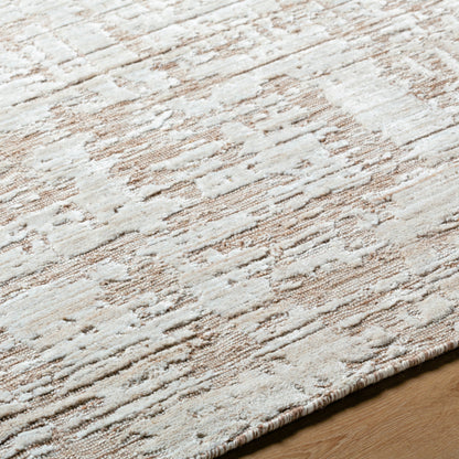 Jackie JAK-2307 Rug by Surya in beige, cream, taupe. Made from face: 70% viscose, 30% wool, warp: 100% cotton in a unique style.