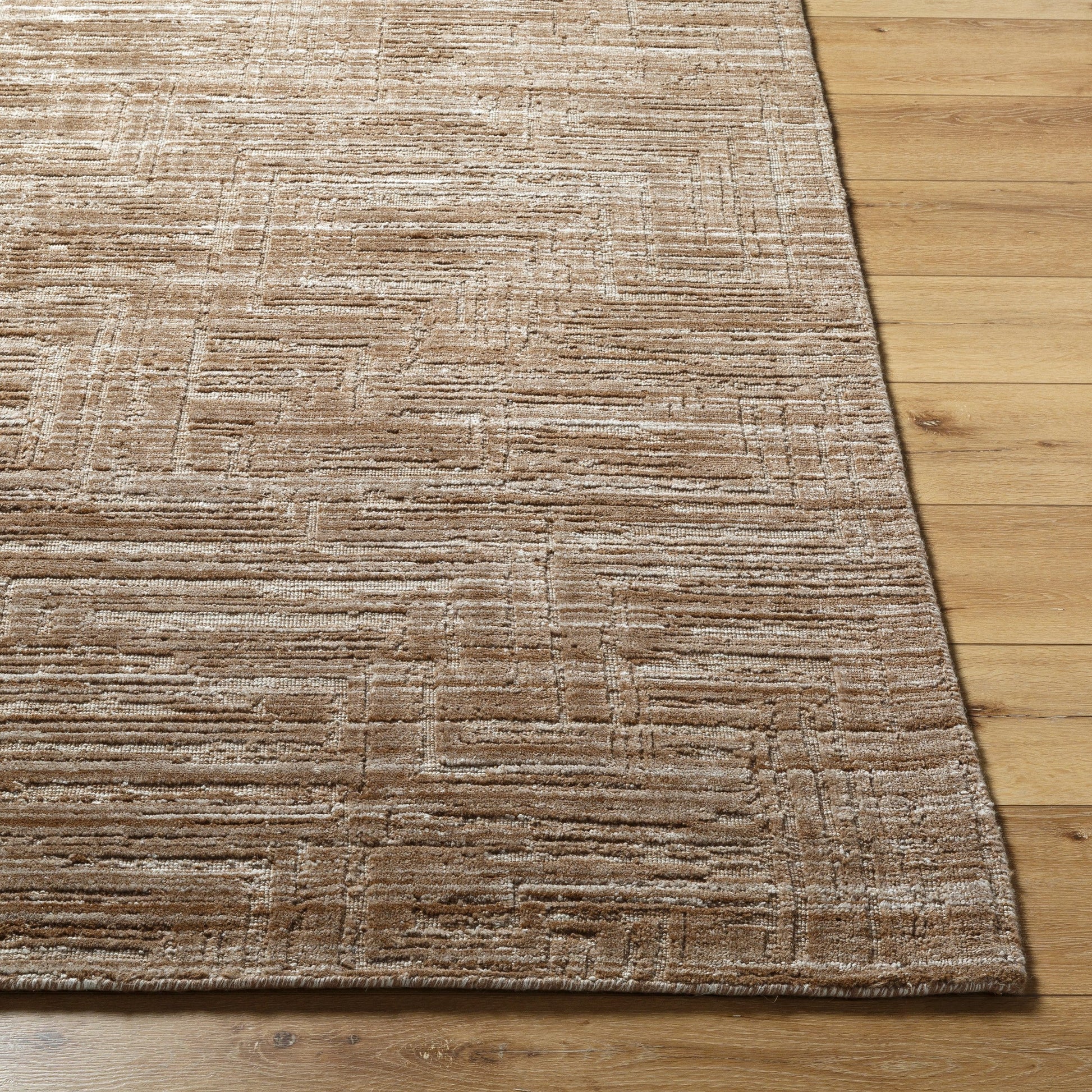 Jackie JAK-2308 Rug by Surya in beige, sandstone, taupe. Made from face: 70% viscose, 30% wool, warp: 100% cotton in a unique style.