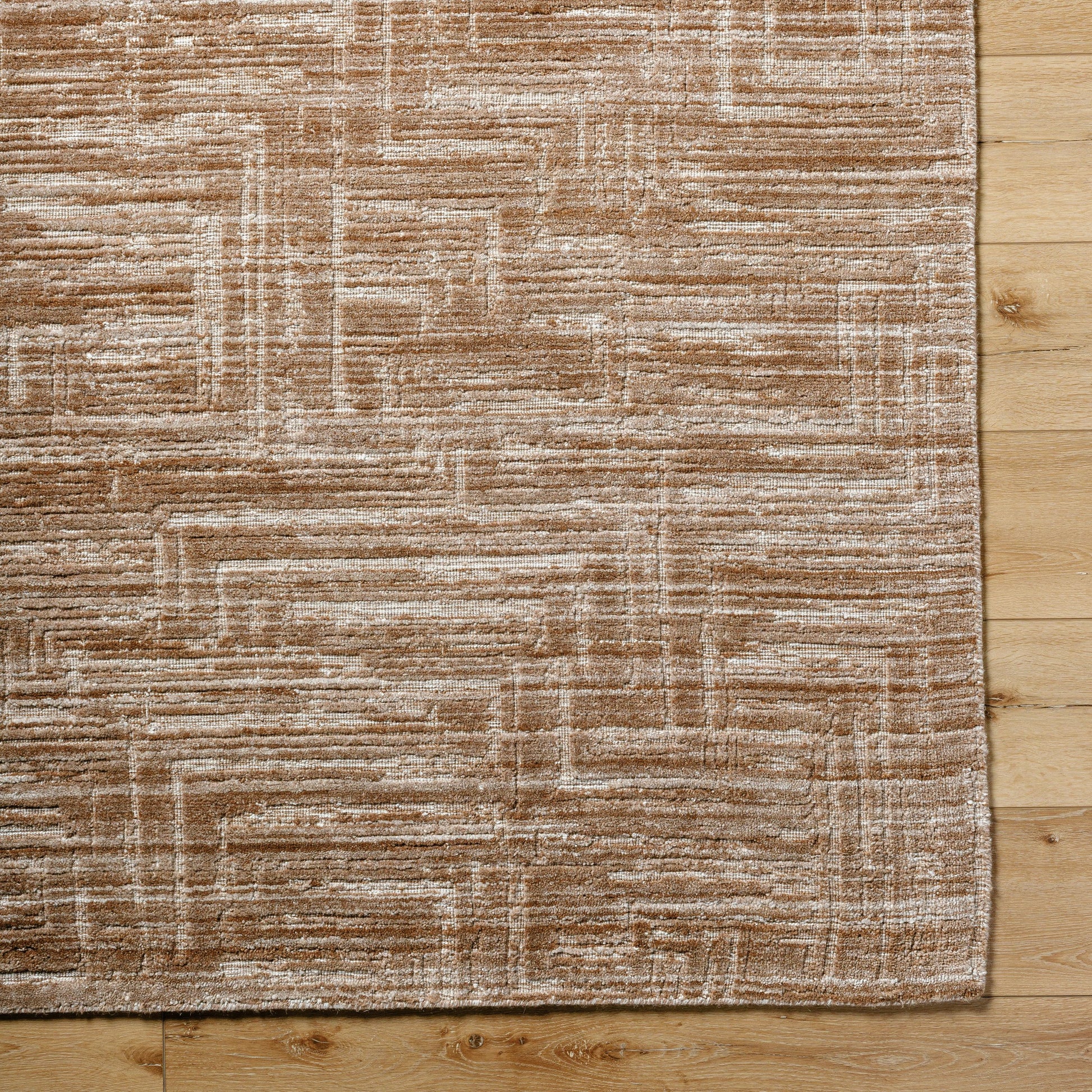 Jackie JAK-2308 Rug by Surya in beige, sandstone, taupe. Made from face: 70% viscose, 30% wool, warp: 100% cotton in a unique style.