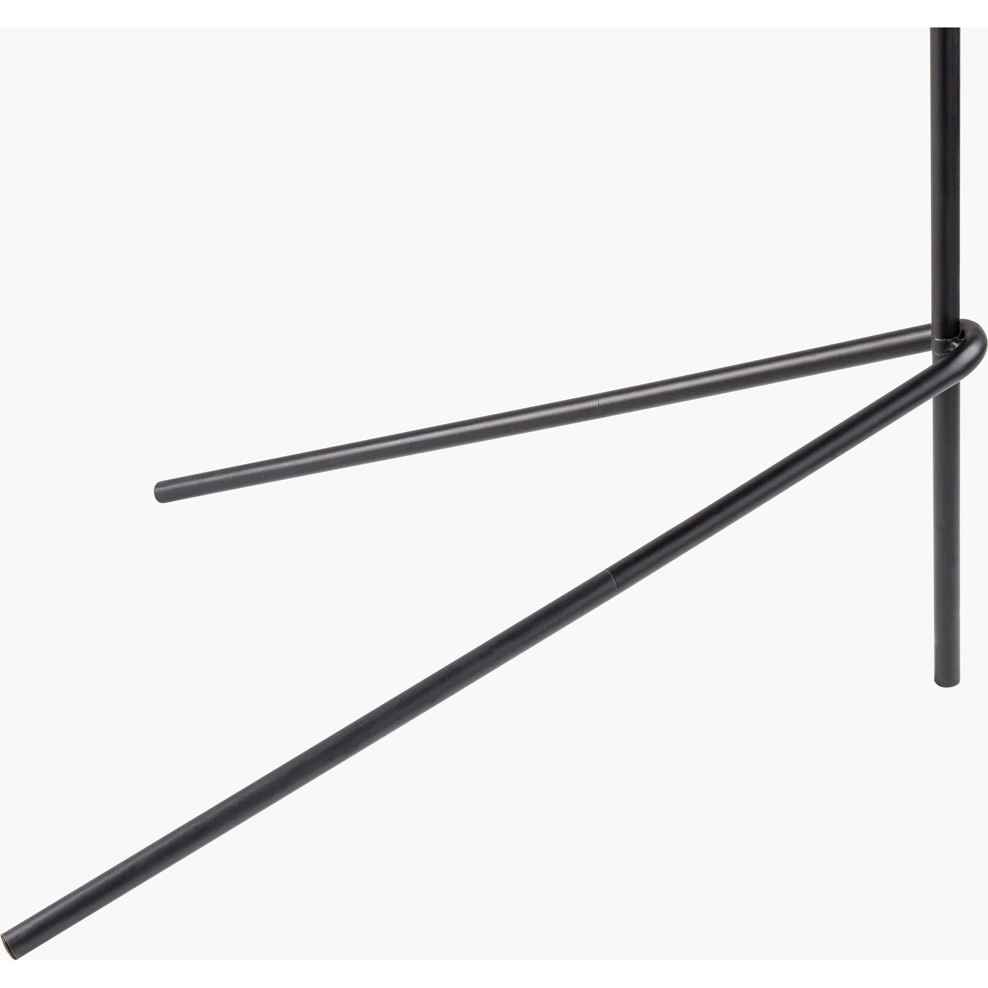 Jarod Accent Floor Lamp - 535552 by Livabliss in body: black, shade: tan, cord: translucent and matte. Made from iron, rattan in a cottage & farmhouse style.