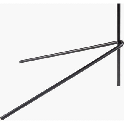 Jarod Accent Floor Lamp - 535552 by Livabliss in body: black, shade: tan, cord: translucent and matte. Made from iron, rattan in a cottage & farmhouse style.