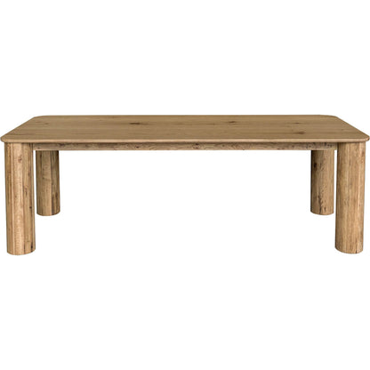 Jasper Dining Table by LH Imports in natural. Made from unique in a unique style.