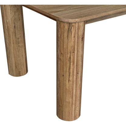 Jasper Dining Table by LH Imports in natural. Made from unique in a unique style.