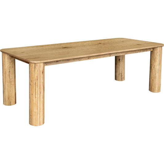 Jasper Dining Table by LH Imports in natural. Made from unique in a unique style.