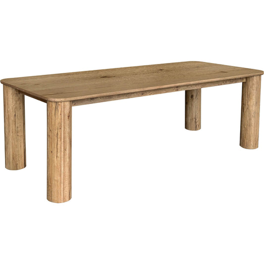 Jasper Dining Table by LH Imports in natural. Made from unique in a unique style.