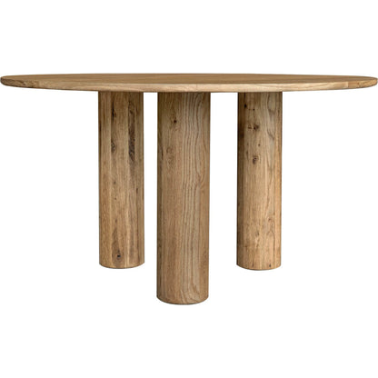 Jasper Round Dining Table by LH Imports in natural. Made from unique in a unique style.