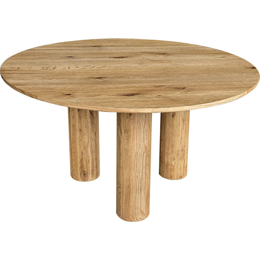 Jasper Round Dining Table by LH Imports in natural. Made from unique in a unique style.